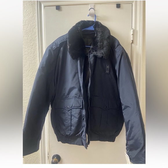 NWT SPIEWAK  Mens XL Tall Jacket With Fur Collar S300 Coat Duty Public Safety - Picture 1 of 4